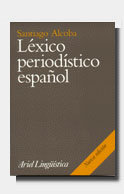 Léxico periodístico español, de Alcoba | portada del libro