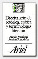 Diccionario de retórica, cr¡tica y terminolog¡a literaria | portada del libro