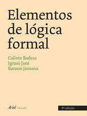 Elementos de lógica formal, de Badesa, Calixto | portada del libro