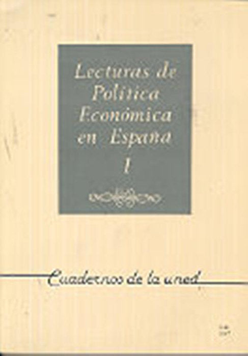 Lectura de política económica española, de González-Blanch Roca | portada del libro