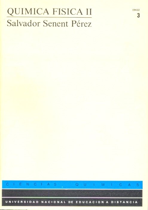 Química física II, de Senent Pérez | portada del libro