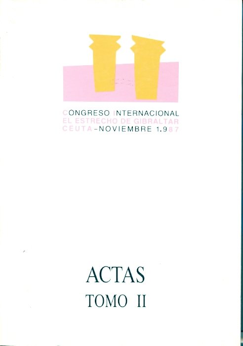 Actas del Congreso Internacional " El estrecho de Gibraltar ?. Tomo II. Historia de la edad media, de Varios autores | portad
