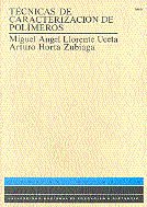 Técnicas de caracterización de polímeros, de Llorente Uceta | portada del libro