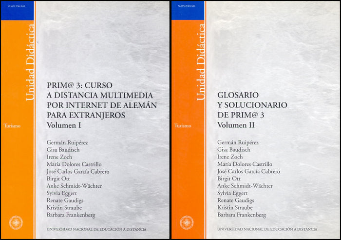 Prim@3: curso a distancia multimedia por internet de alemán para extranjeros, de Ruipérez García, Germán | portada del libro