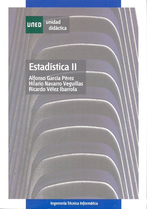 Estadística II, de García Pérez | portada del libro