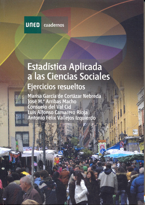 Estadística aplicada a las ciencias sociales. Ejercicios resueltos, de García de Cortázar Nebreda | portada del libro