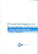 El material impreso en la enseñanza a distancia, de GARCIA ARETIO | portada del libro