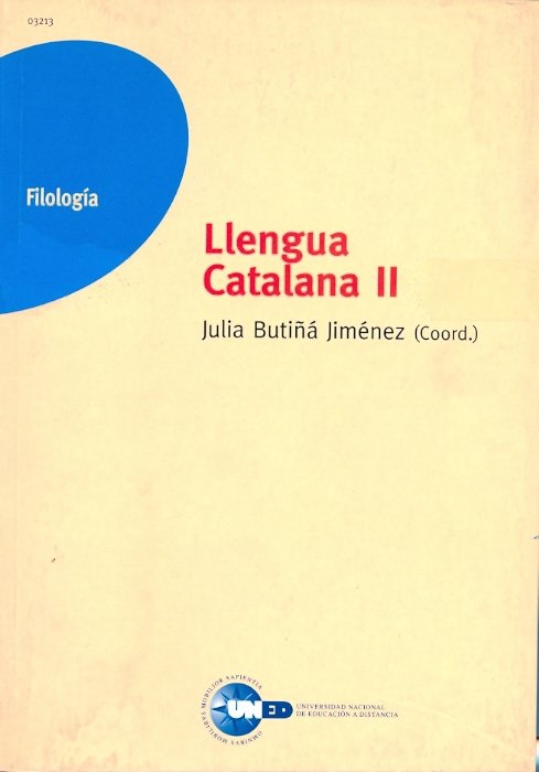 Llengua catalana II, de Butiñá Jiménez, Julia | portada del libro