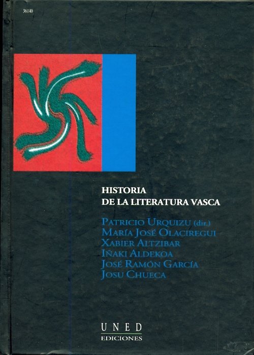Historia de la literatura vasca, de Urquizu Sarasua, Patricio | portada del libro