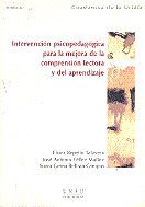 Intervención psicopedagógica para la mejora de la comprensión lectora y del aprendizaje, de REPETTO TALAVERA | portada del li