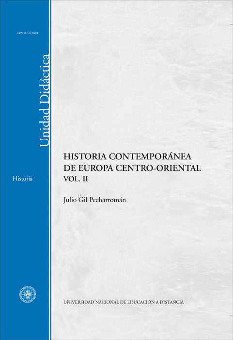 Historia contemporánea de Europa centro-oriental. Vol-II, de Gil Pecharromán, Julio | portada del libro