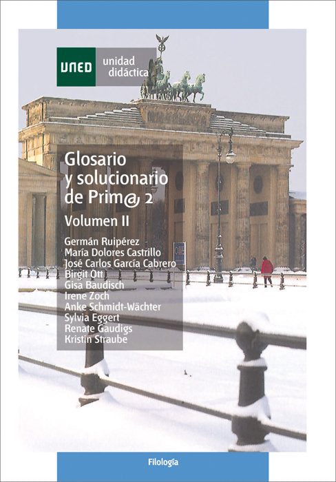 Glosario y solucionario de Prim@2. Volúmen II, de Ruipérez García, Germán | portada del libro