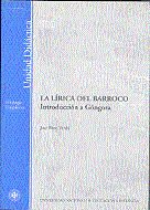 La lírica del barroco. Introducción a Góngora, de Rico Verdú, José | portada del libro