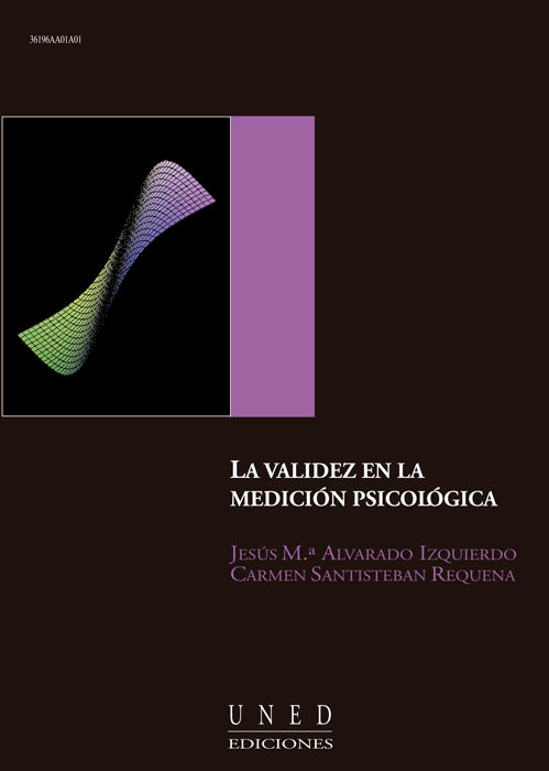 La validez en la medición psicológica, de Alvarado Izquierdo, Jesús M.ª | portada del libro