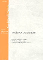 Pol¡tica de empresa, de GLIBOTA | portada del libro