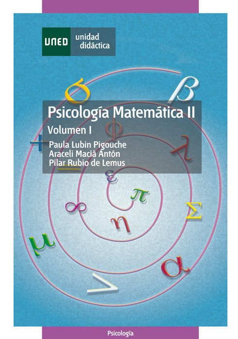 Psicología matemática II. Volúmen I, de Lubin Pigouche, Paula | portada del libro