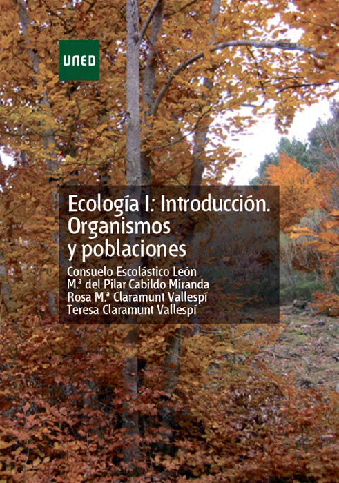Ecología I: introducción. Organismos y poblaciones, de Escolástico León, Consuelo | portada del libro