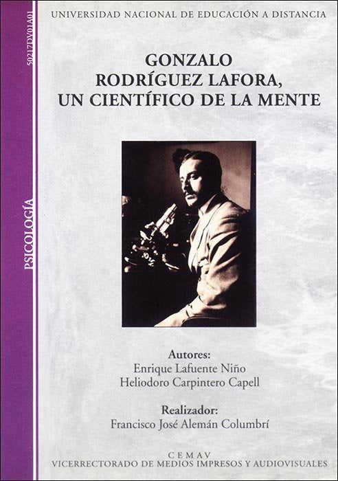 Gonzalo Rodríguez Lafora, un científico de la mente, de Lafuente Niño, Enrique | portada del libro