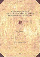 Actas de la jornada sobre orientalismo, ayer y hoy (entrecruce de percepciones), de Morales Lezcano, Víctor | portada del lib