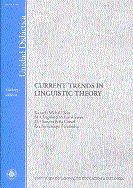 Current trends in linguistic theory, de Mairal Usón, Ricardo | portada del libro