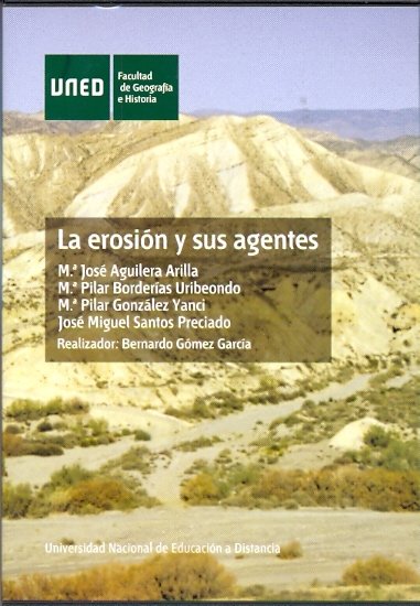 La erosión y sus agentes, de Aguilera Arilla, María José | portada del libro