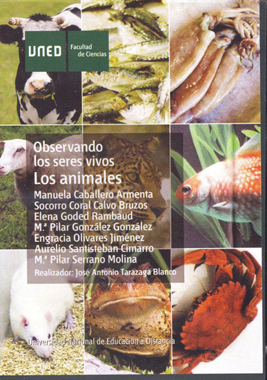 Observando los seres vivos: los animales, de Caballero Armenta, Manuela | portada del libro