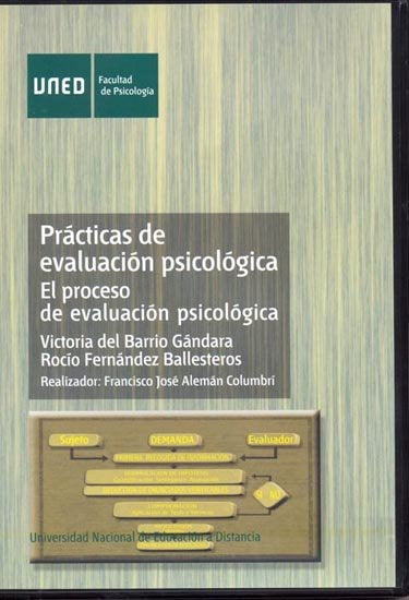 Prácticas de evaluación psicológica. El proceso de evaluación psicológica, de Barrio Gándara, Victoria del | portada del libr