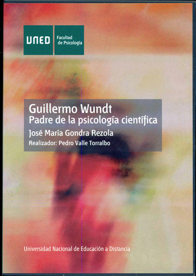 Guillermo Wundt, padre de la psicología científica, de Gondra Rezola, José María | portada del libro