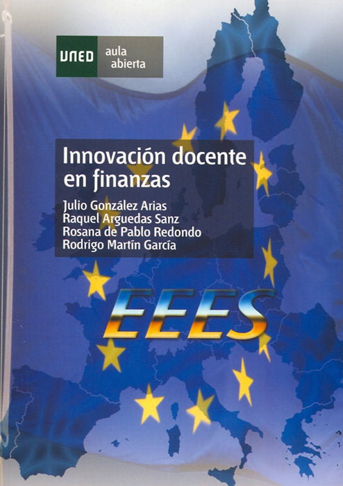 Innovación docente en finanzas, de GONZALEZ ARIAS, JULIO | portada del libro