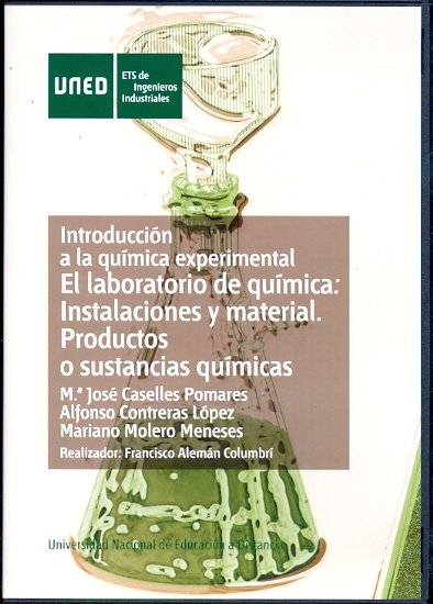 Introducción a la química experimental. El laboratorio de química: instalaciones y material. Product, de Caselles Pomares, Ma