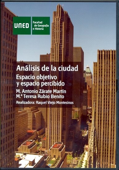 Análisis de la ciudad. Espacio objetivo y espacio percibido, de Zárate Martín, Manuel Antonio | portada del libro