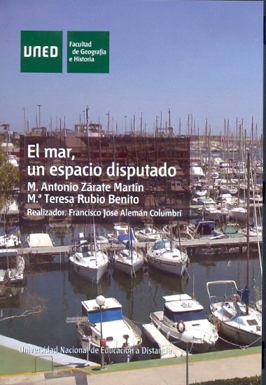 El mar, un espacio disputado, de Zárate Martín, Manuel Antonio | portada del libro