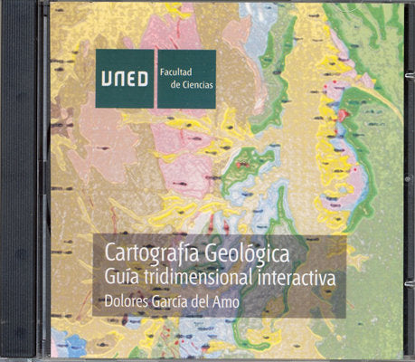 Cartografía geológica. Guía tridimensional interactiva, de García del Amo | portada del libro