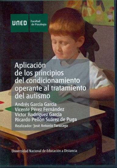 Aplicación de los principios del condicionamiento operante al tratamiento del autismo, de García García, Andrés | portada del