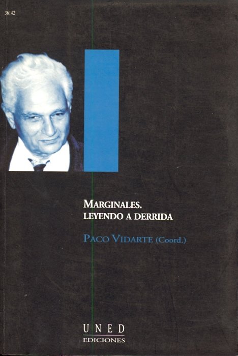 Marginales. Leyendo a Derrida, de Vidarte Fernández | portada del libro
