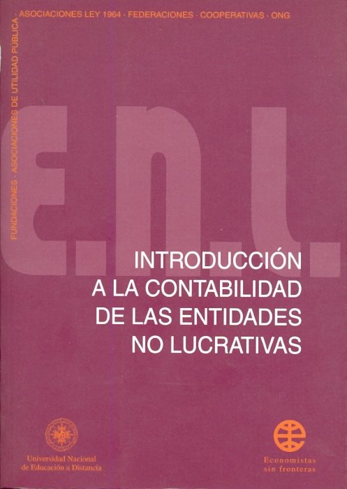 Introducción a la contabilidad de las entidades no lucrativas, de Moreno Aragoneses | portada del libro