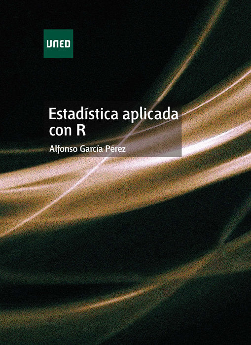 Estadística aplicada con R, de García Pérez, Alfonso | portada del libro