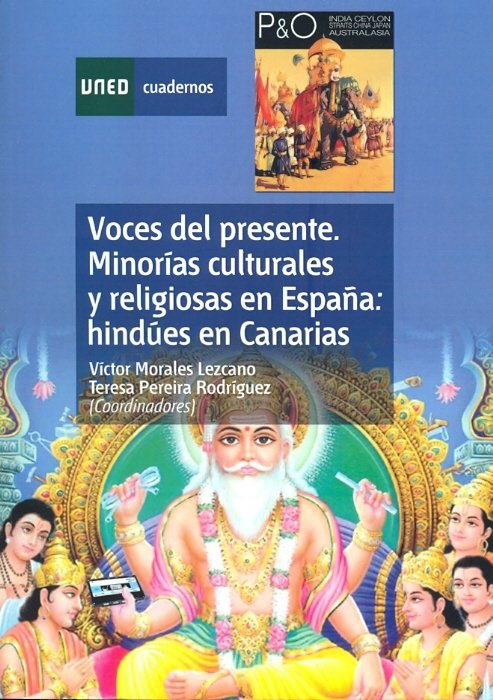 Voces del presente: minor¡as culturales y religiosas en España: hindúes en canarias, de MORALES LEZCANO, VICTOR | portada del