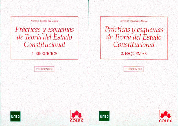 Prácticas y esquemas de teor¡a del estado constitucional, de TORRES DEL MORAL, ANTONIO | portada del libro