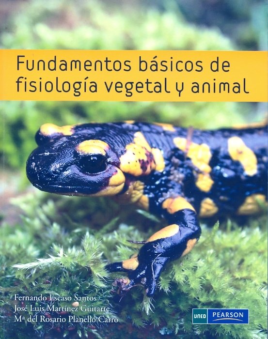 Fundamentos básicos de fisiología vegetal y animal, de Escaso Santos, Fernando | portada del libro