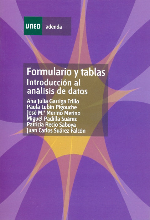Formulario y tablas. Introducción al análisis de datos, de GARRIGA TRILLO, ANA JULIA | portada del libro