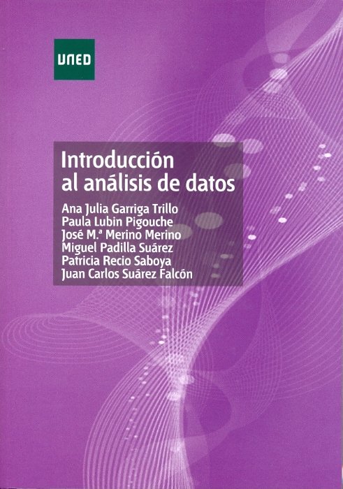 Introducción al análisis de datos, de Garriga Trillo | portada del libro