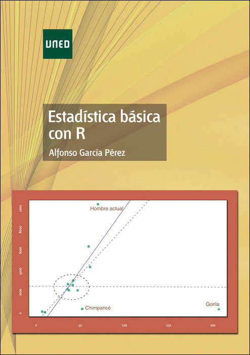 Estadística básica con R, de García Pérez, Alfonso | portada del libro