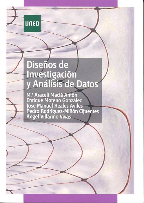 DISEÑO DE INVESTIGACION Y ANALISIS DE DATOS O.VARIAS, de MACIA ANTON, M ARACELI | portada del libro