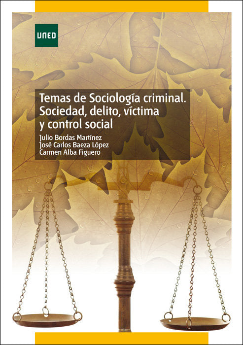 TEMAS DE SOCIOLOGIA CRIMINAL, de BORDAS MARTINEZ | portada del libro