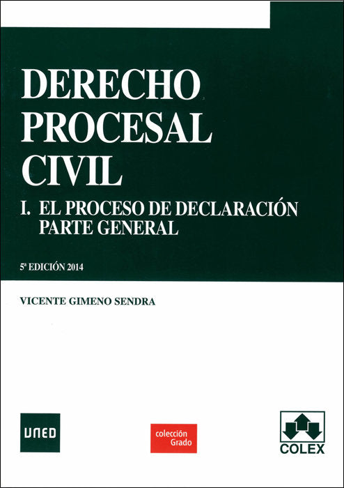 Derecho procesal civil I, de GIMENO SENDRA, VICENTE | portada del libro