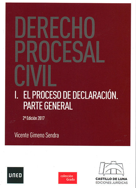 Derecho procesal civil I. El proceso de declaración. Parte general, de Gimeno Sendra, Vicente | portada del libro