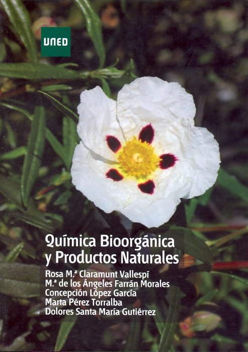 Química bioorgánica y productos naturales, de Claramunt Vallespí, Rosa M.ª | portada del libro