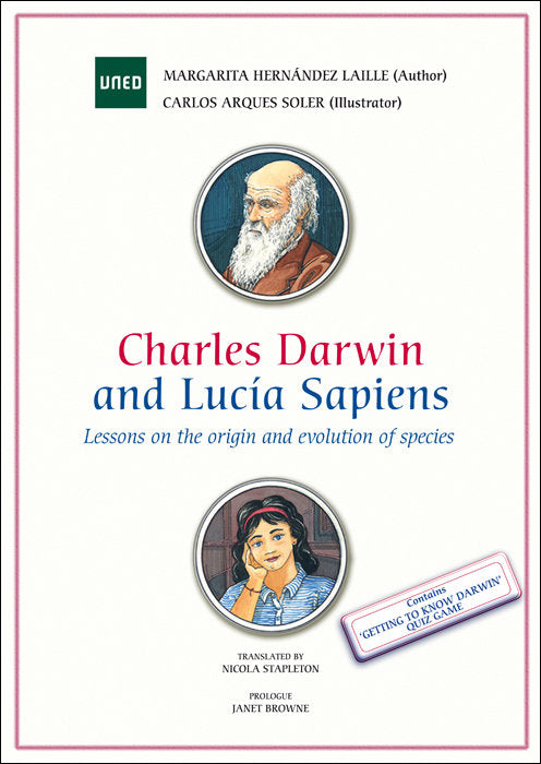 Charles darwin and lucia sapiens. Lessons on the origin and evolution of species, de Hernández Laille, Margarita | portada de