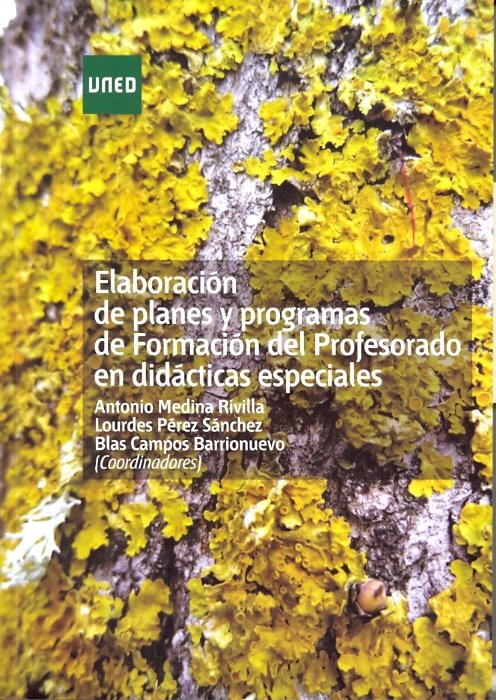 Elaboración de planes y programas de formación del profesorado en didácticas especiales, de MEDINA RIVILLA, ANTONIO | portada